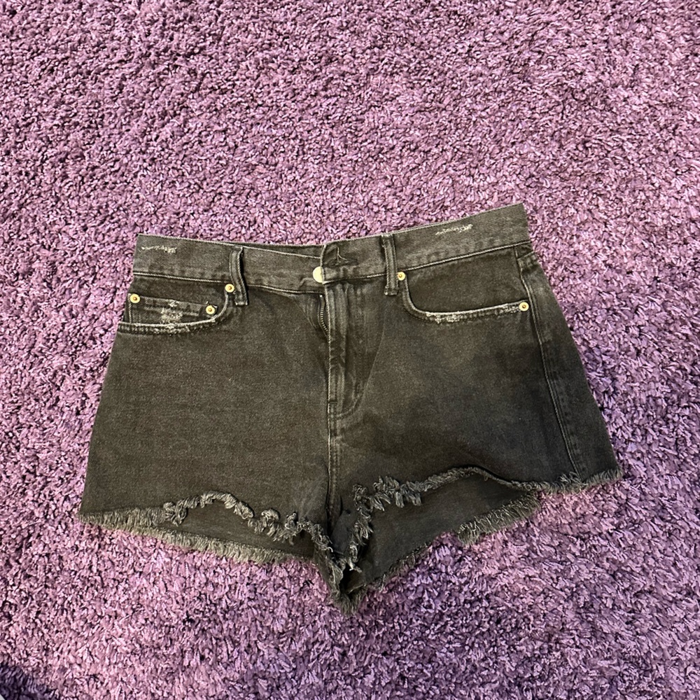 Black BDG jean shorts